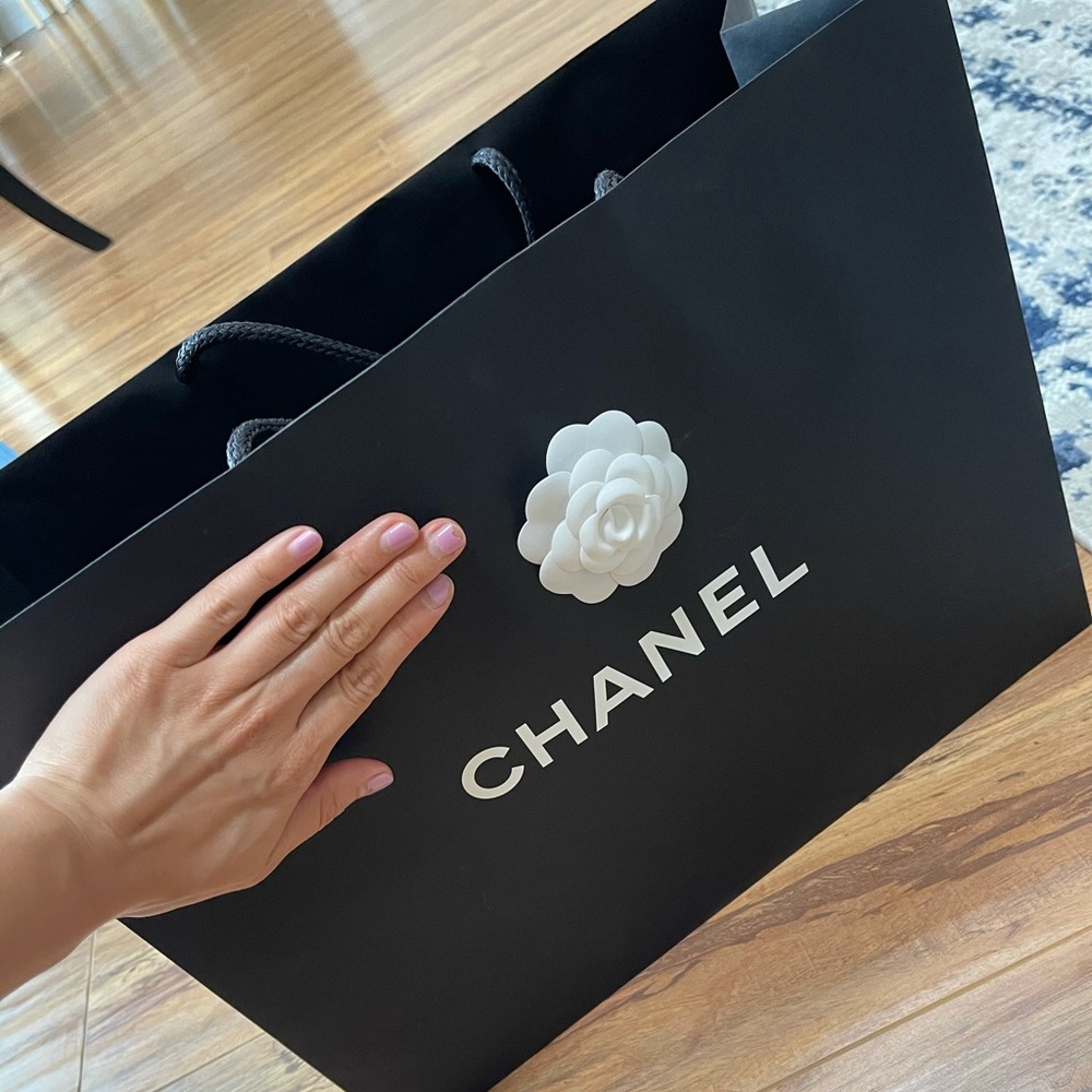 Chanel shopping bag for bag and shoes